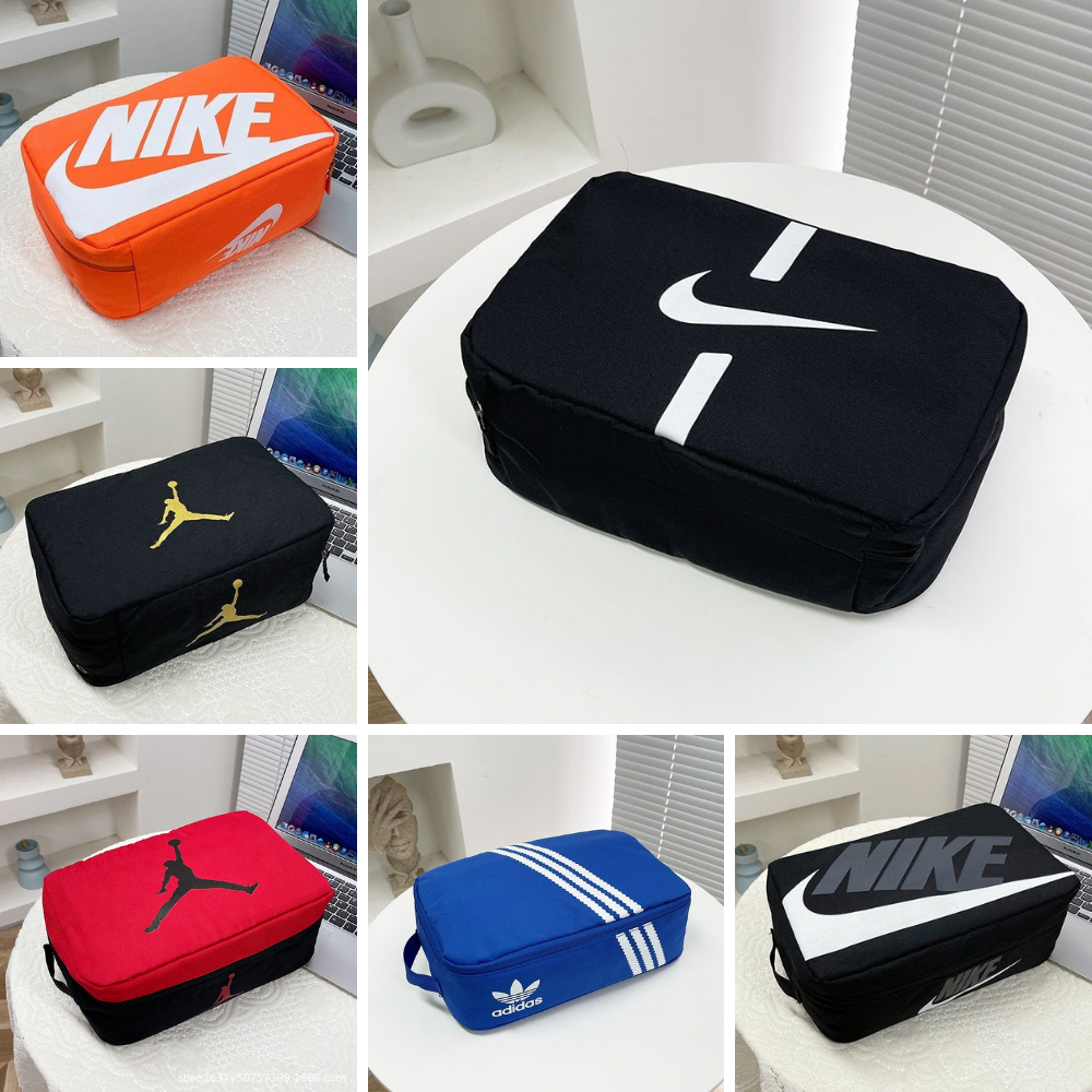 [READY STOCK] Shoes Box Bag Unisex Sport Storage Shoe Bag Travel Football Futsal Basketball Badminton Kasut Bola Sepak