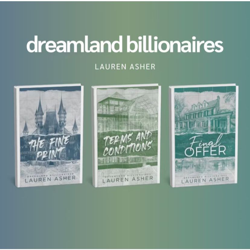 SET dreamland billionaires series by lauren asher the fine print terms and conditions final offer book