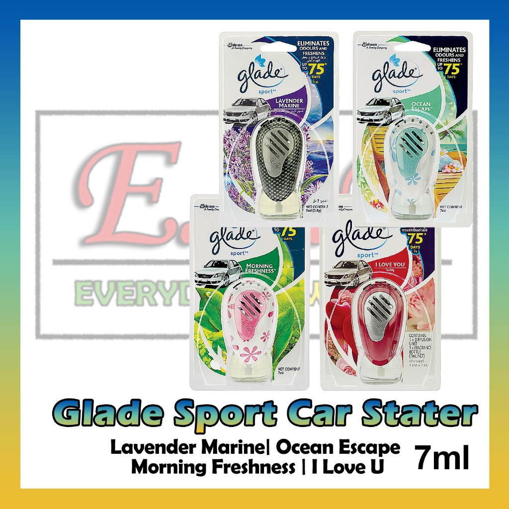 ?Daily Sales?Glade Sport Car Air Freshener Starter Pack 7ML