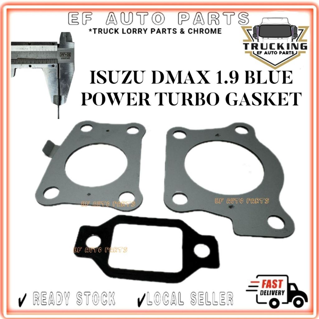 ISUZU DMAX 1.9 BLUE POWER RZ4E TURBO GASKET 3PCS SET 4X4 4X2 1900CC STEEL