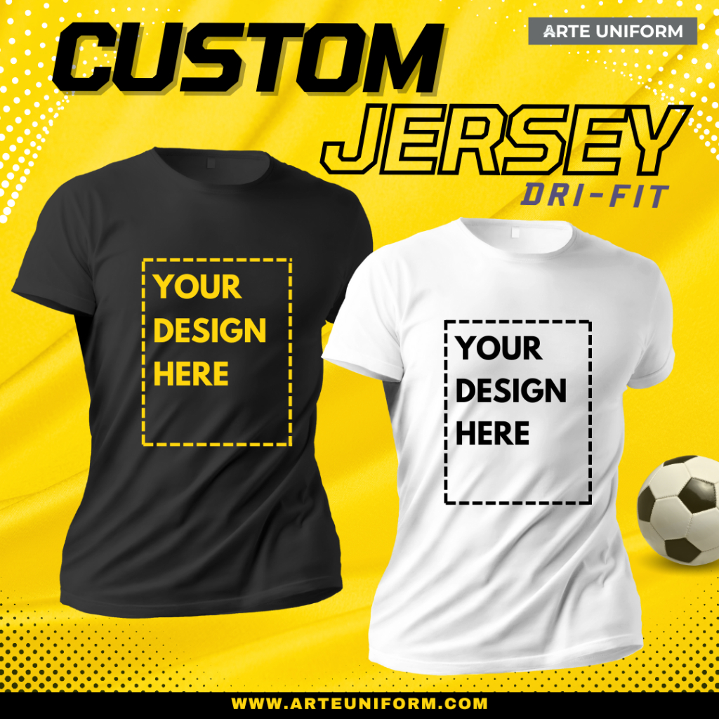 CUSTOM T-shirt Printing Jersey Cetak Baju Custom Print Baju Jersi