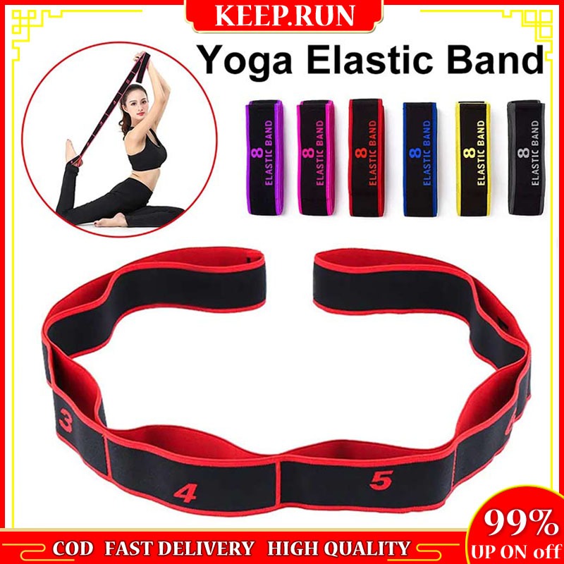 Stretching Exercise Training Stretching Band Elastic Band Yoga Digital Loop 8 Latin dance band
