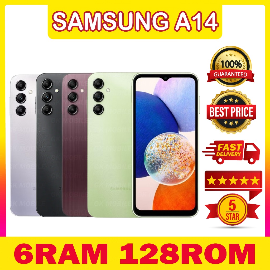 Samsung Galaxy A14 | 6RAM 128ROM | 5000mAh | 6.60INCH