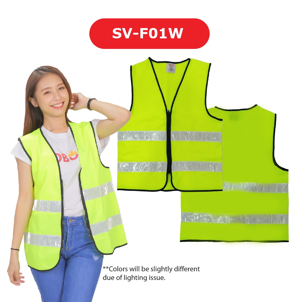 Safety Vest Lime Green (Multi Design)