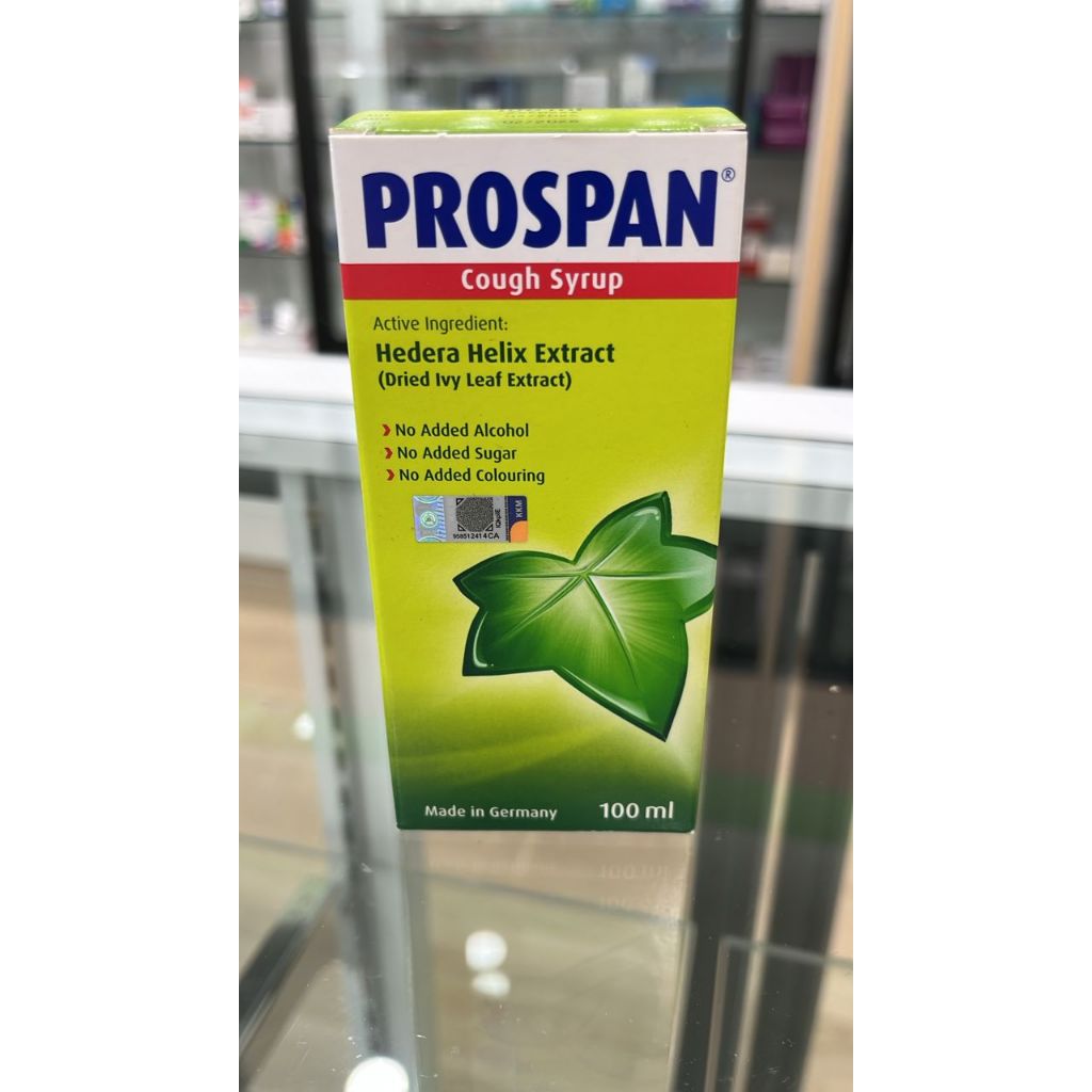 PROSPAN Cough Syrup – 100ml Bottle / 5ml Sachet 9s – Non-Drowsy, For Kids & Adults