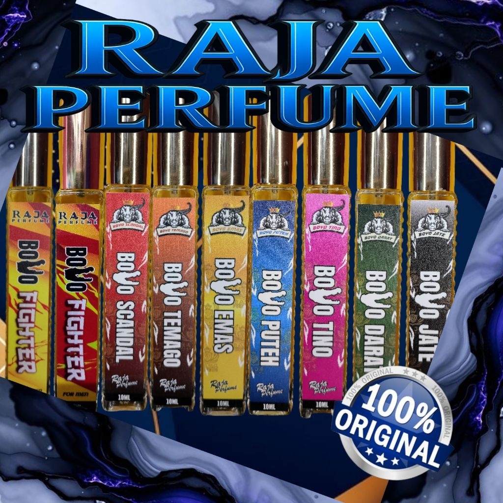 Raja Perfume 10ml • BOYO Series • Perfume Lelaki & Perempuan • Wangi Tahan Lama Harian