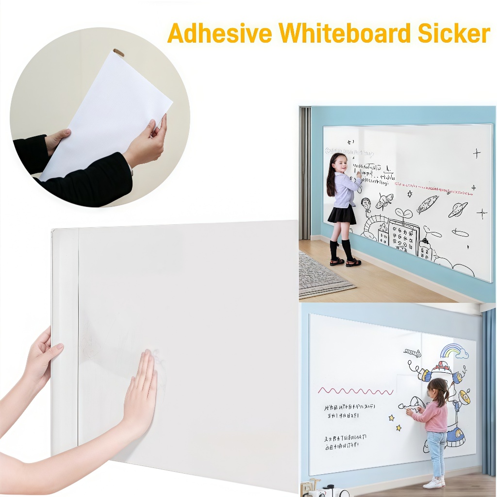Whiteboard Sticker Chalkboard Wall Sticker Self Adhesive Graffiti Office and Home Use 白板