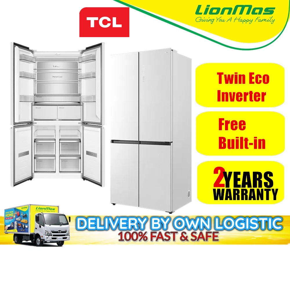 TCL Twin Eco Inverter Multi Door Refridgerator TR-C550CGWP