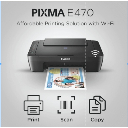 BRAND NEW CANON PIXMA E410 / E470 All-In-One Printer