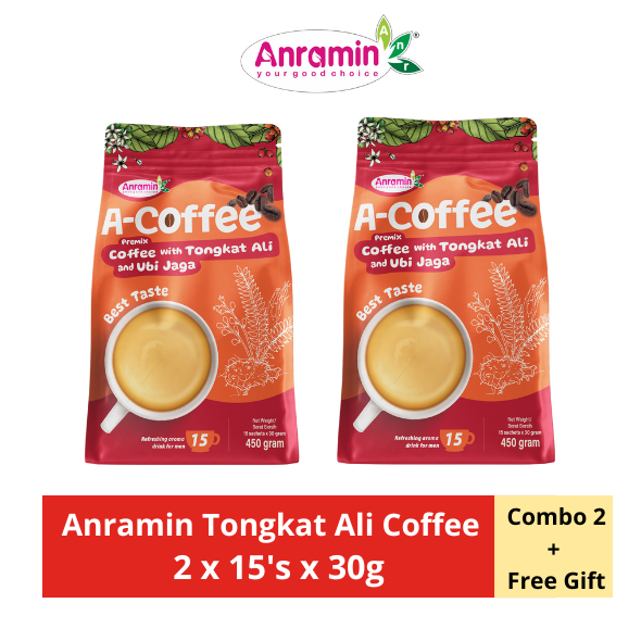 [SET COMBO] ANRAMIN Kopi Tongkat Ali  (15's x 30g)