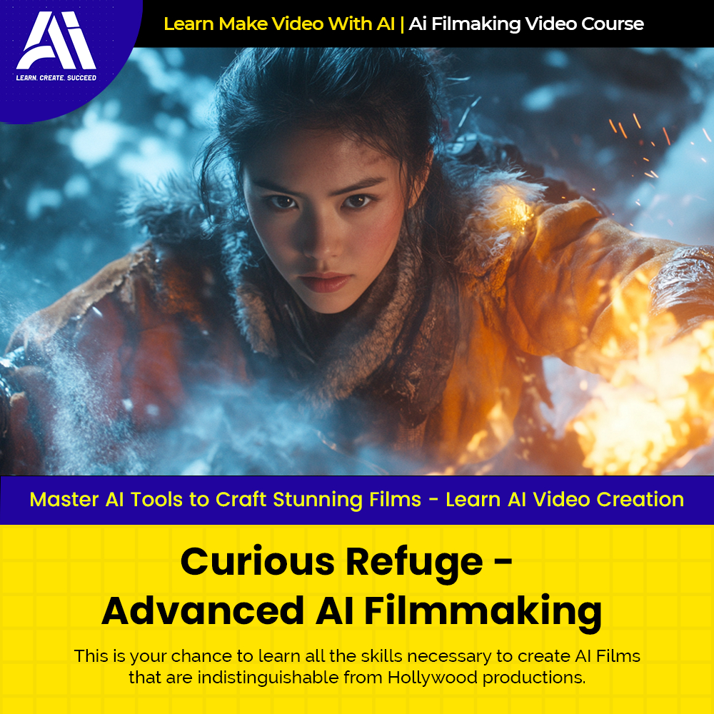 Video Course - Curious Refuge - Advanced AI Filmmaking |  Ai Make Video | Make Video With AI