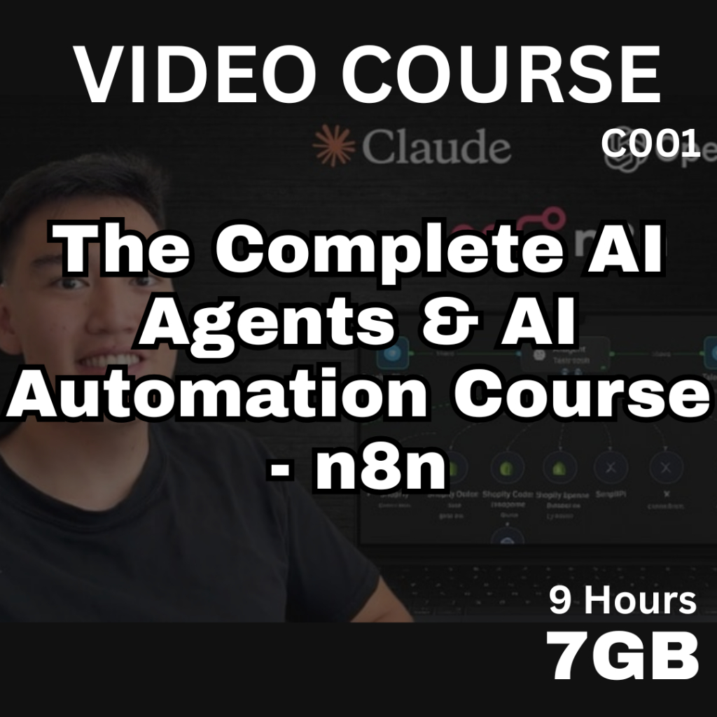 n8n - The Complete AI Agents & AI Automation Course | C001 | Udemy Video Course