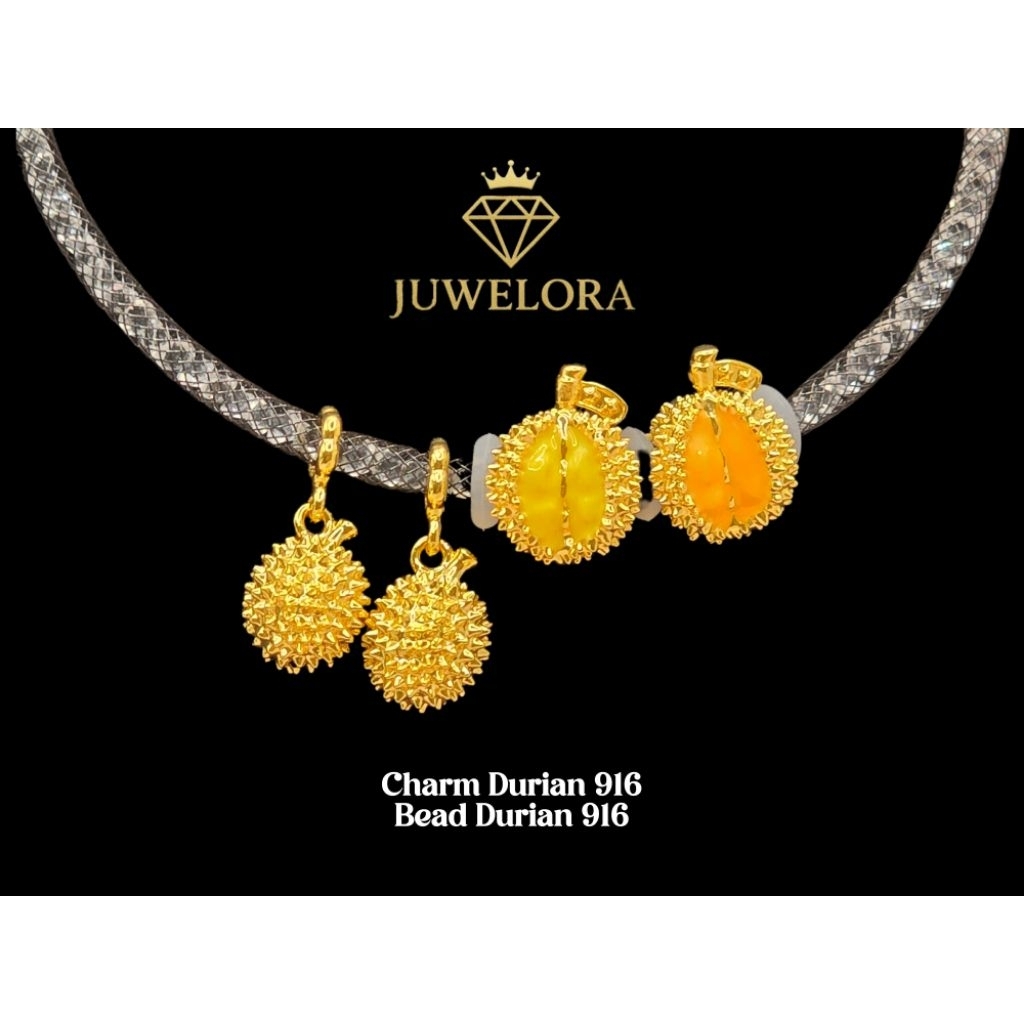 Juwelora Emas 916 3L I Loket Durian | Bead Durian | Emas 916 I  Emas Bajet #emas916 #emasbajet #emasmalaysia