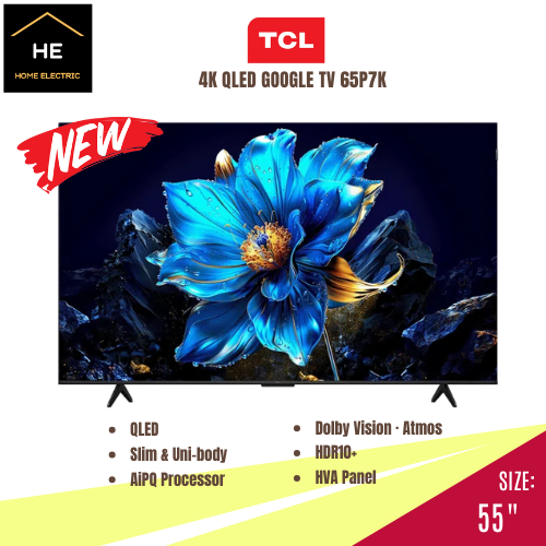 TCL 65" 4K UHD HDR10+ QLED Google TV / 65P7K