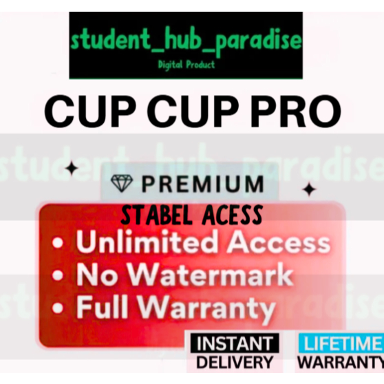 24/7 CUP CUP PRO Super helpful on video PRO FAN