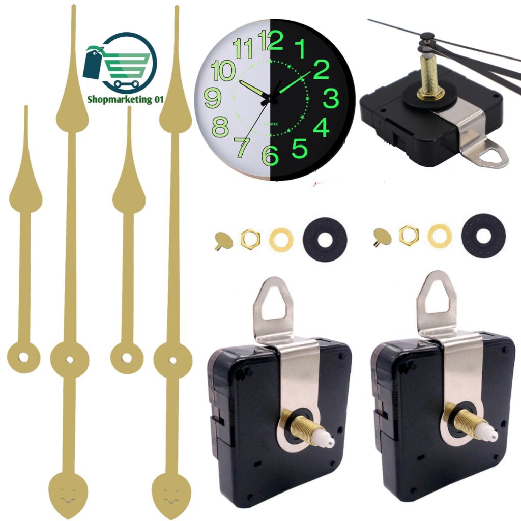12,16,18,20,23mm quartz movement machines wall clock diy motor jarum jam dinding wall clock hands needle diy wall clock