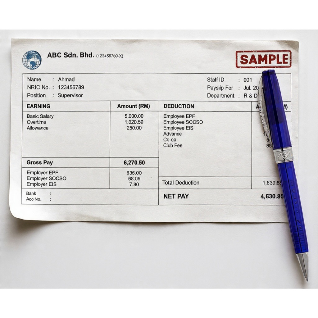 PAYROLL Software : Untuk Membuat Slip Gaji Pekerja