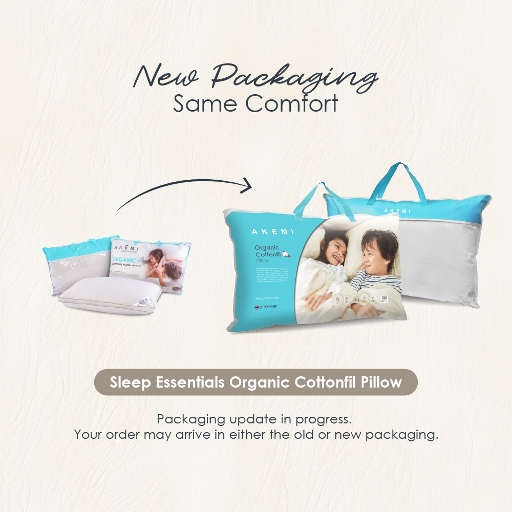 AKEMI Sleep Essential Organic Cottonfil Pillow