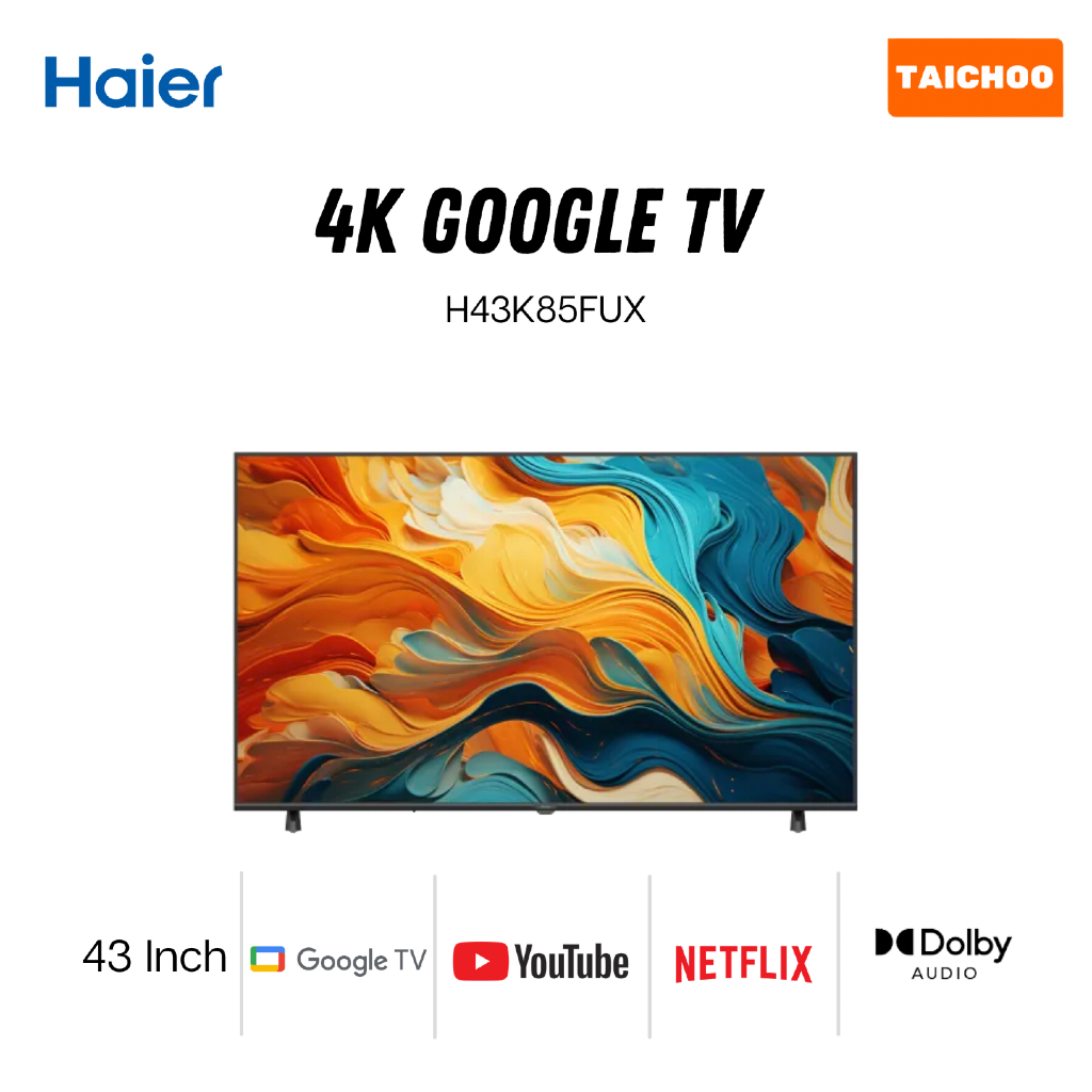 Smart TV Haier 4K UHD Google TV H43K85FUX