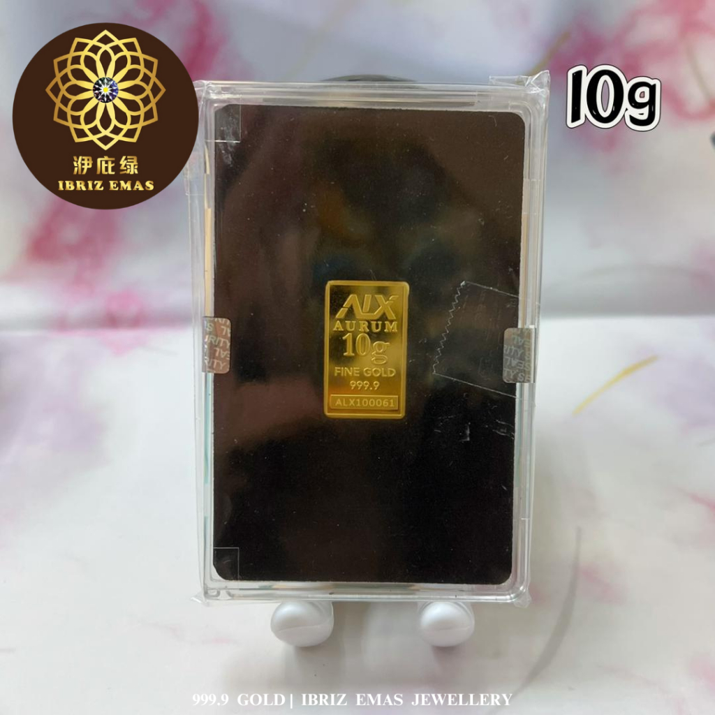 IBRIZ Jewellery 10G Emas 999.9 Gold Bar Gift For Men 999.9 Gold&hellip;