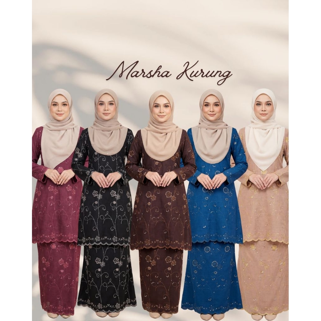 Marsha Kurung Sequin Lace New Arrival