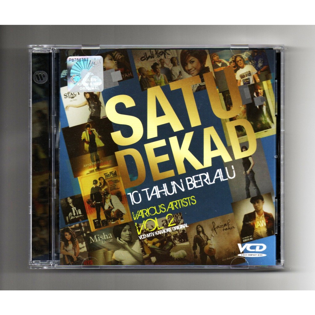 (VCD) Satu Dekad - 10 Tahun Berlalu Various Artists VOL.2 ( VCD ) [ ELLA FAUZIAH LATIFF SHEILA MAJID KRU FAIZAL TAHIR..]