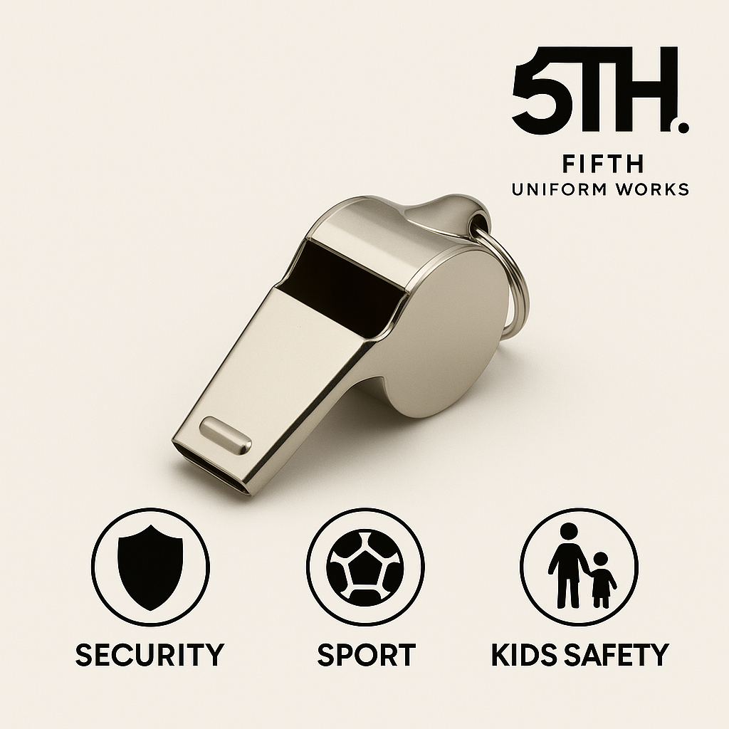 Wisel Short Stainless Steel Whistle for Security Guard, Coach, Kids Safety, Outdoor, Sports, Gear