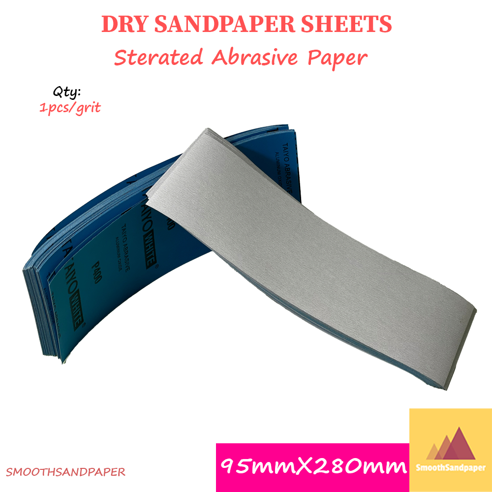 Dry Stearated Sandpaper Sheet 95mmX280mm Woodworking image 3