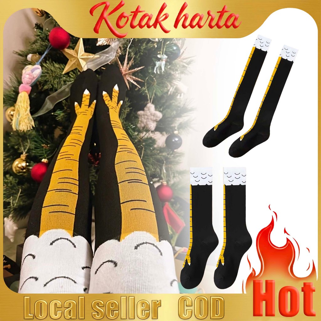 Funny Chicken Feet Socks/Zhao Lusi Yang Di Style Novelty Socks/Thin Socks/Women's Fitness/Skinny Thigh-High Stockings