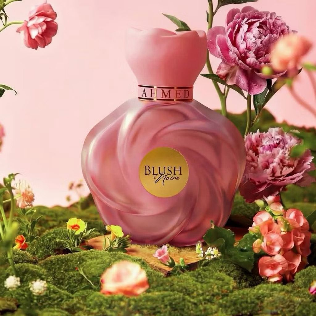 BLUSH NOIRE 75 ML BY AHMED AL MAGHRIBI LAUNCHED EDP FRAGRANCE FOR WOMENS WHO LOVE FRESH ROSES