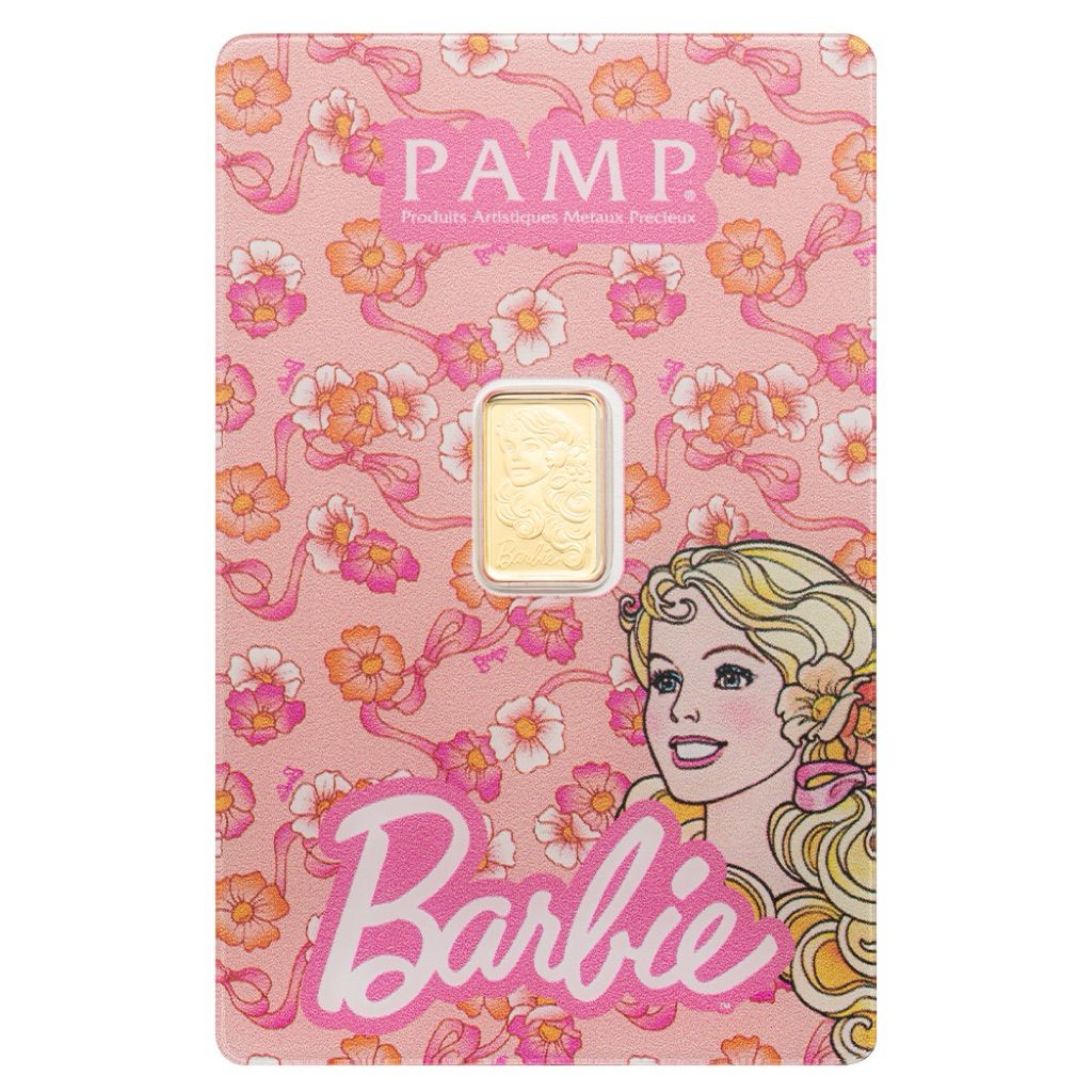 [1 gram] PAMP Suisse x Iconic Barbie™ Limited Edition Gold Bar (999.9)