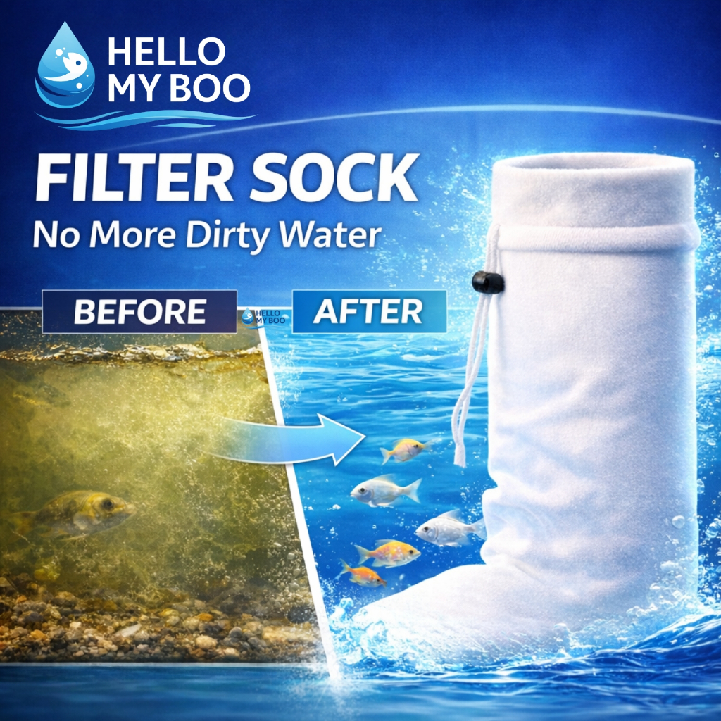 Aquarium Magic Filter Sock Fish Tank Filter Sock Polyester Felt Anti Overflow Clear Water 鱼缸魔袋魔毯过滤袋