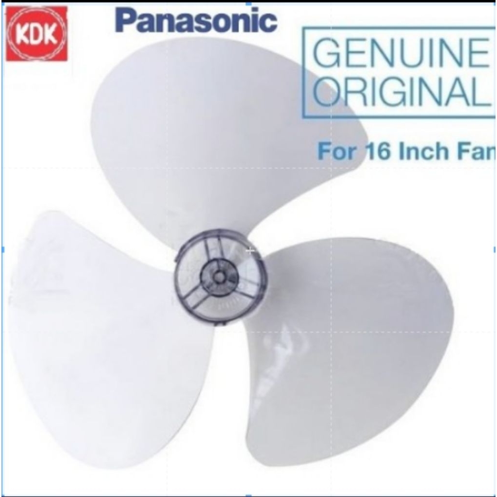 Panasonic /KDK Fan Blade 16" For Table fan F-MN404 ,Stand fan F-MX405, Wall fan F-MU408 ,Auto fan F-MQ409 (Original)