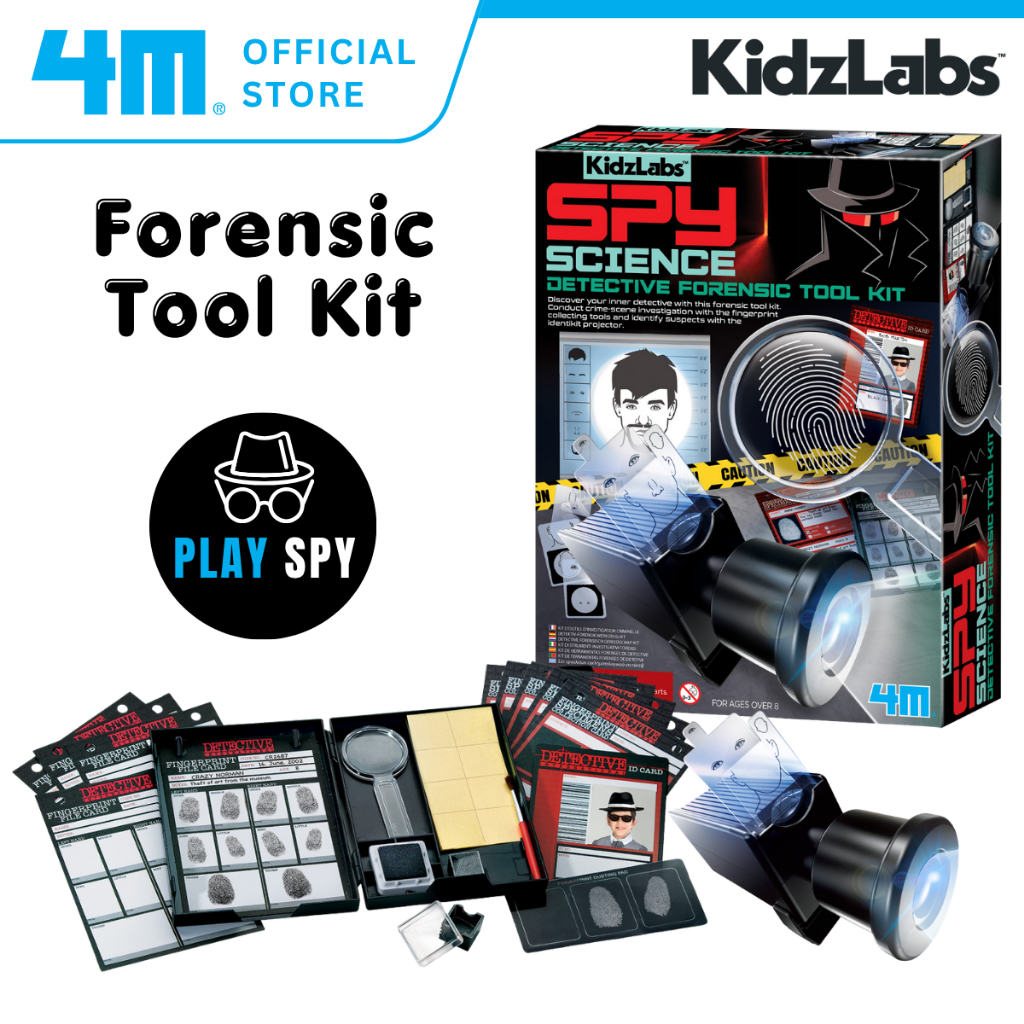 [NEW ARRIVAL] 4M KidzLabs / Detective Forensic Tool Kit - STEAM Education Toys
