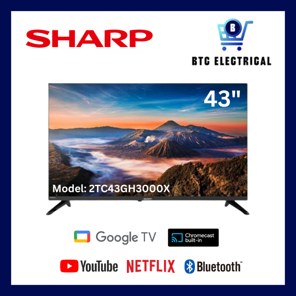 Sharp AQUOS Full HD Google TV GH3000 Series 32" | 43"