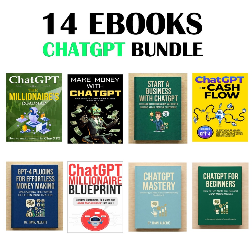 Bundle 14 Ebooks ChatGPT – Panduan Lengkap Jana Income Dengan AI