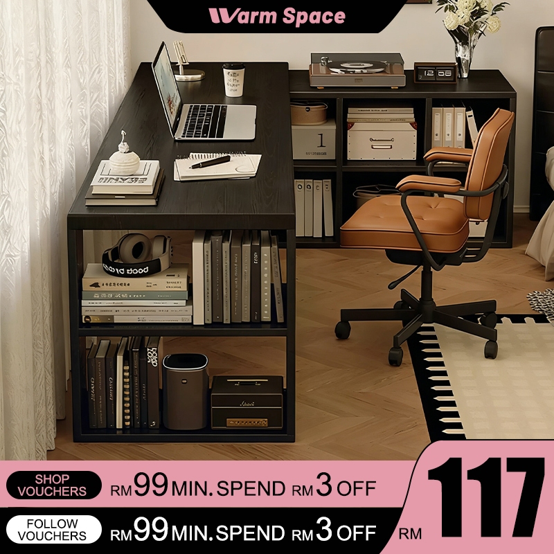 L shape table Computer Table Home Office Table Study Desk Corner desk table Computer Desk Study Table with Storage