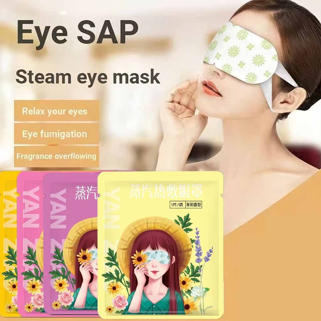 Steam Eye Mask Sleeping Eye Mask Hot Compression Eye Mask Relieve Eye Fatigue Steam Eye Mask Steam Hot Compression Eye