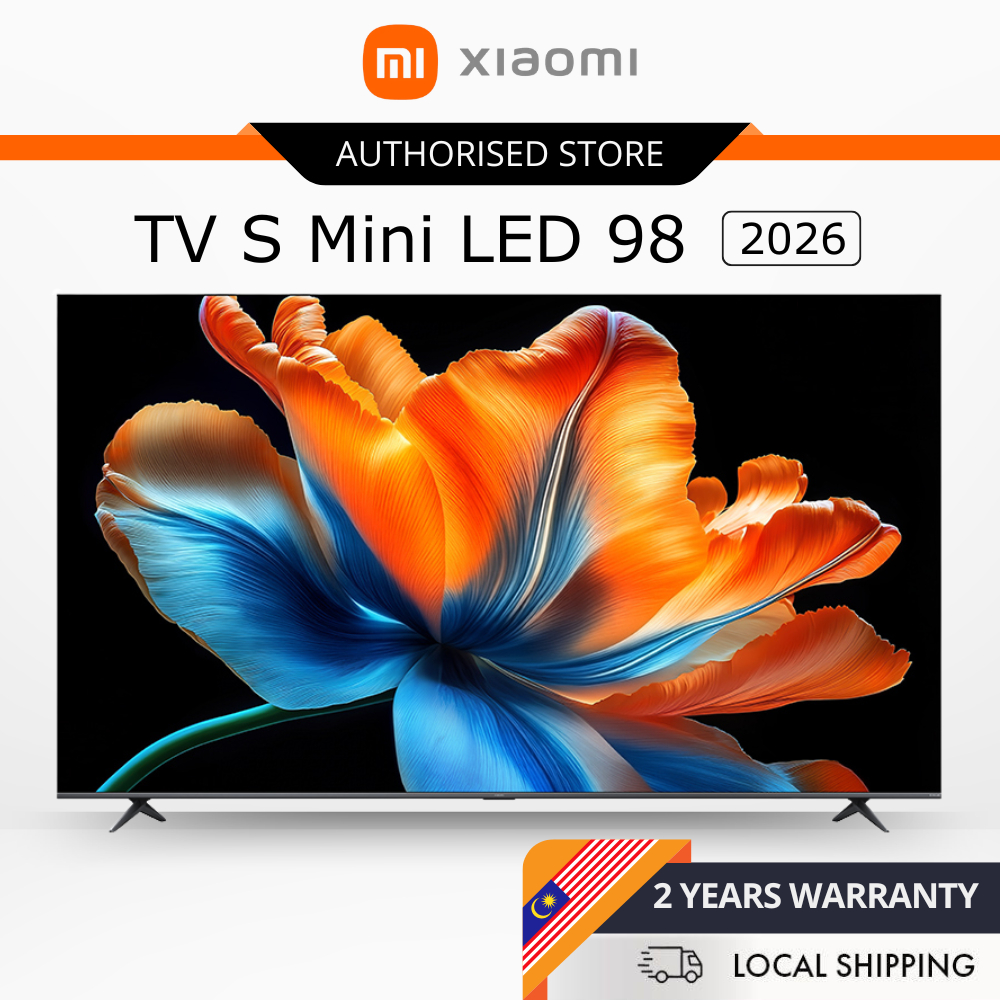 Xiaomi TV S Mini LED 98 2026 | Ultra-large 4K Display | 144Hz Refresh rate | Dolby vision | Google TV