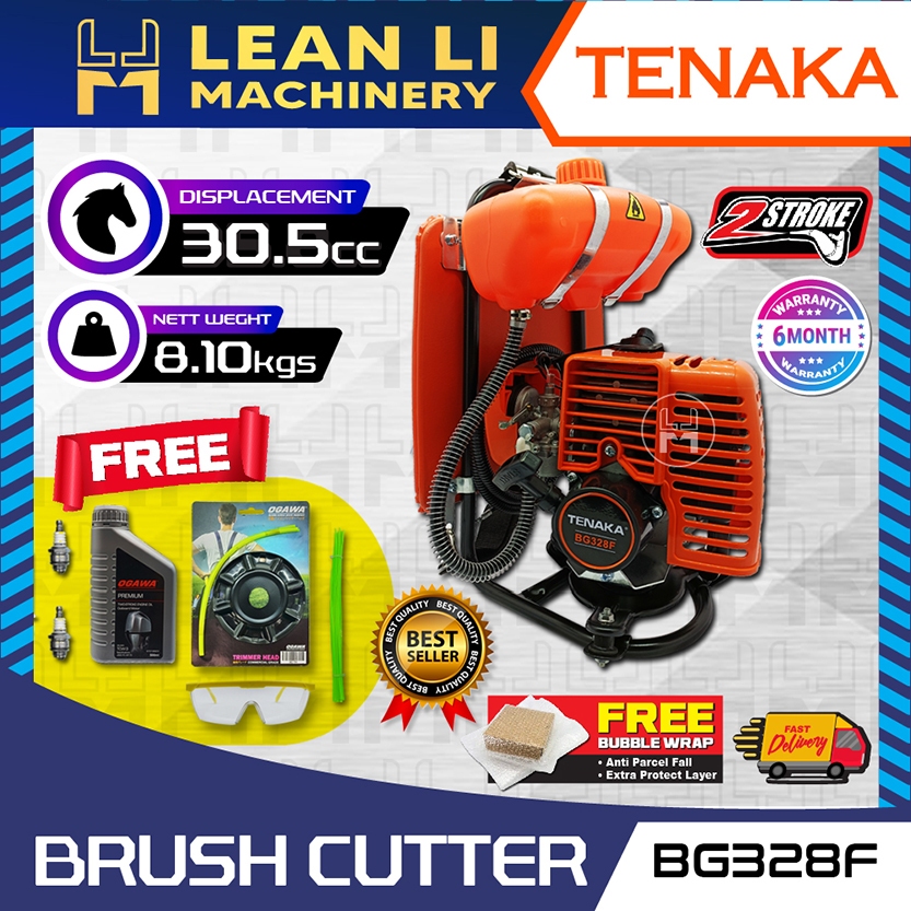 TENAKA  BG328F  BRUSH CUTTER/ BG328F TENAKA MURAH MESIN POTONG RUMPUT