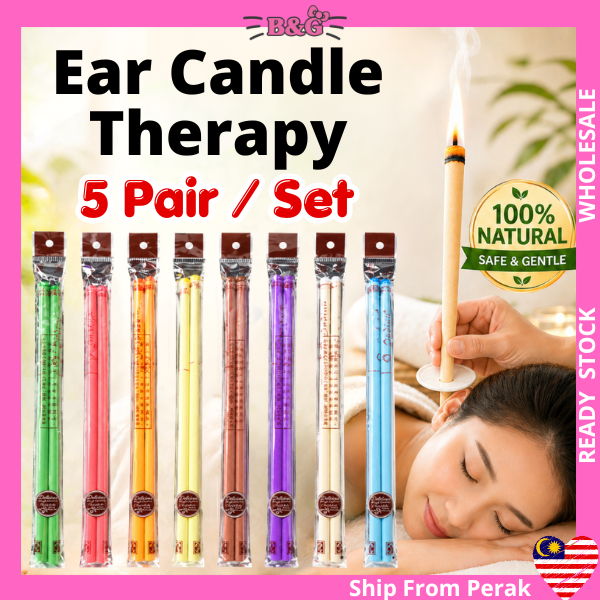 100pcs Traditional Ear Candles Ear Cleansing And Relaxation Therapy Lilin Telinga Tradisional 100支传统耳烛 清洁耳垢 排毒养生 放松舒压