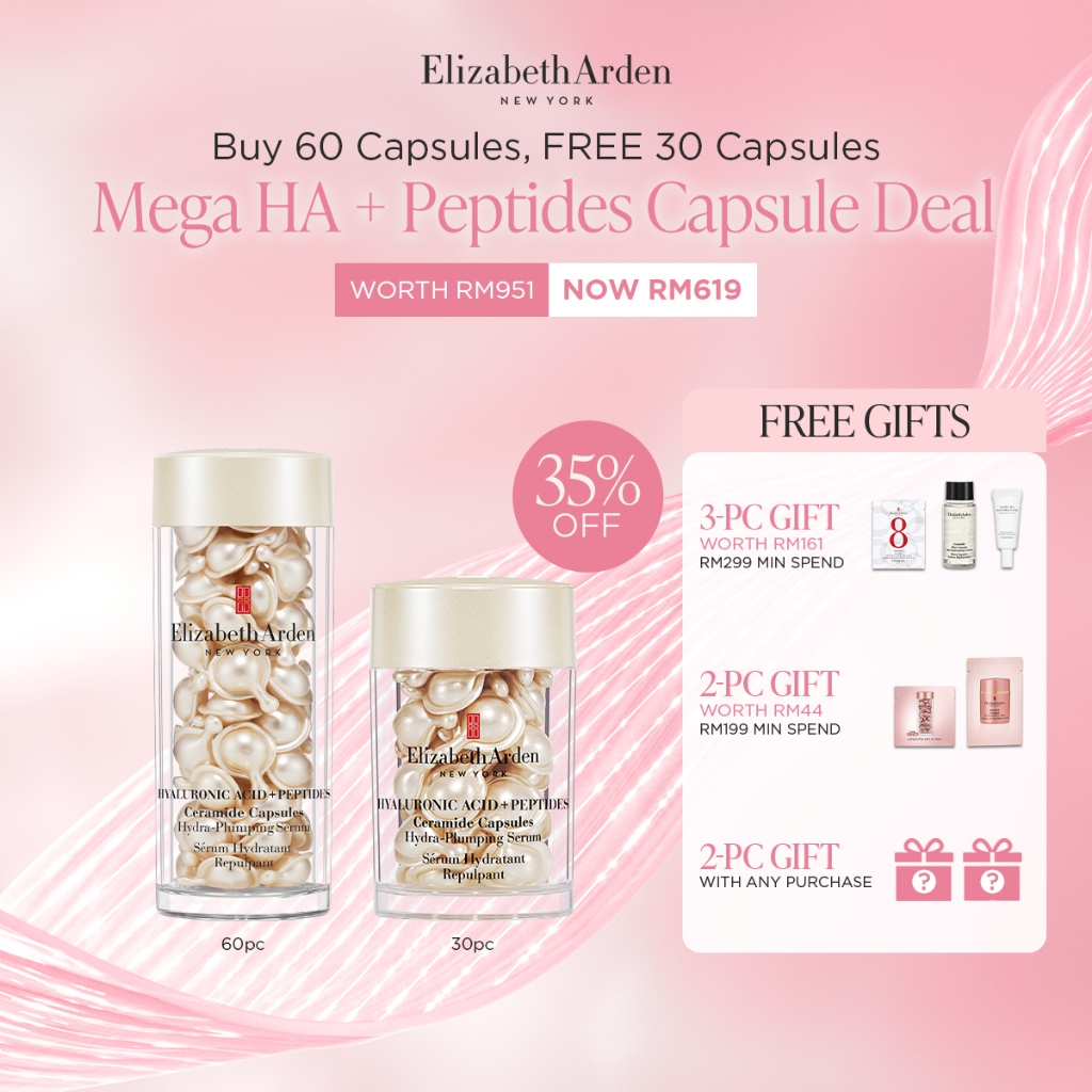 [5.5 Exclusive] Hyaluronic Acid + Peptides Ceramide Capsules Hydra-Plumping Serum Set