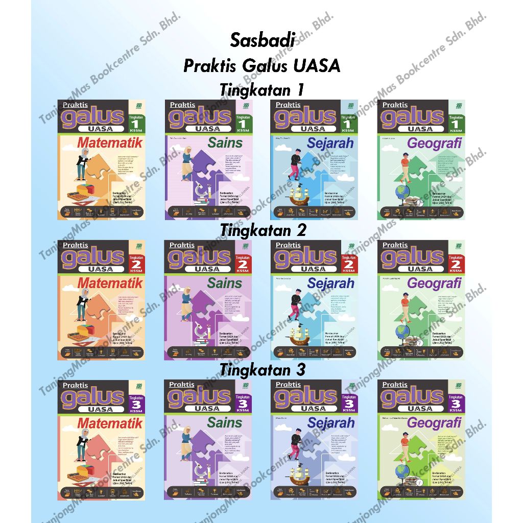 Sasbadi- Praktis Galus UASA Tingkatan 1/ Tingkatan 2/ Tingkatan 3