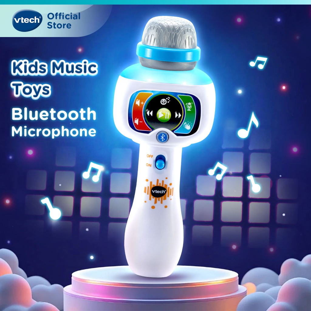 VTech Sing It Out Karaoke Bluetooth Microphone Kids Music Toys Microphone Boys Girls 2-5 Years