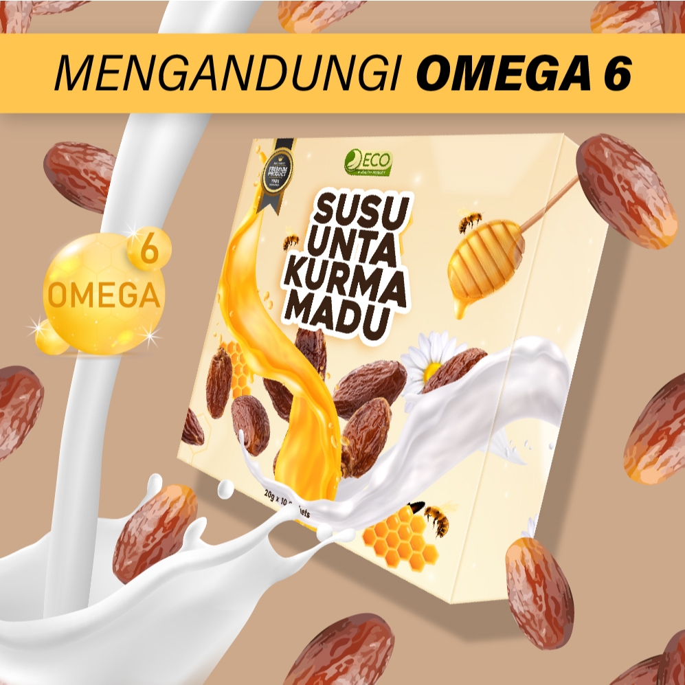 Susu Unta Kurma Madu | Membantu Menguatkan Tulang & Menambah Tenaga | Minuman Nutrisi Harian