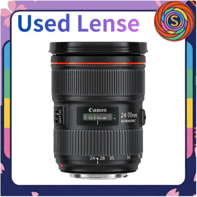 【Secondhand】Canon EF 24-70mm F2.8L II USM Standard Zoom Lens EF-mount Full Frame used pre-loved