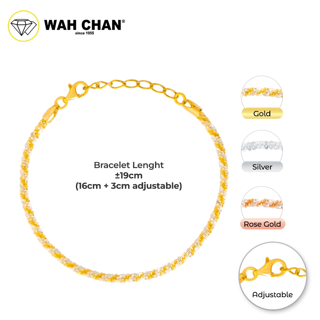 TOP SELLER - WAH CHAN S925 ITALIAN Silver Bracelet - Rock Chain N2B00001