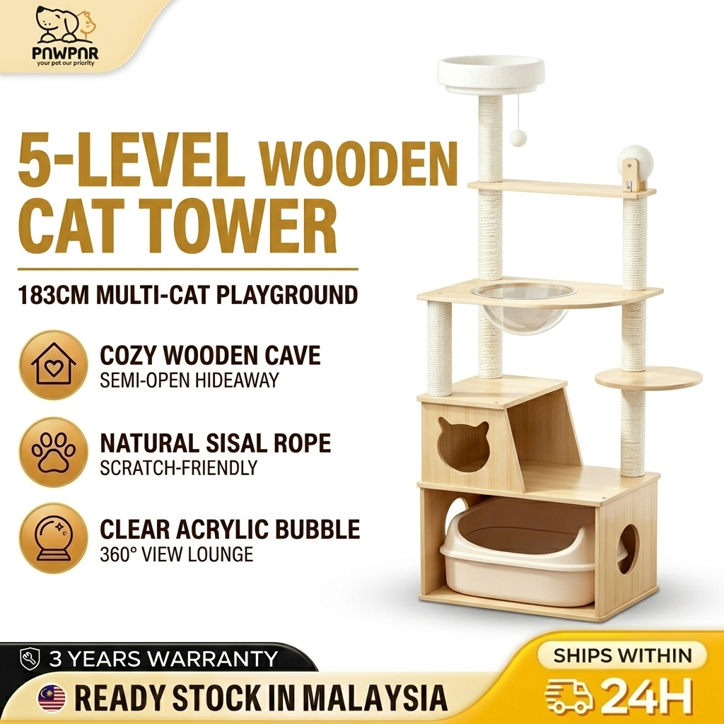 Wooden Cat Tree Series Premium Sisal Cat Tree Scratcher Cat Scratcher Post Board Cat House 猫爬架