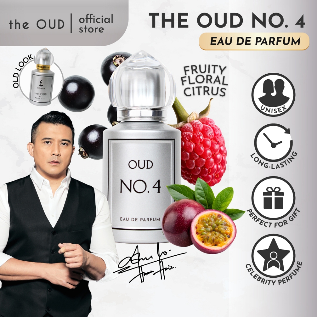 THE OUD Oud No.4 EDP by Aaron Aziz Affordable Premium Scent Celebrity Perfume Modern Fresh Juicy Sweet Fragrance
