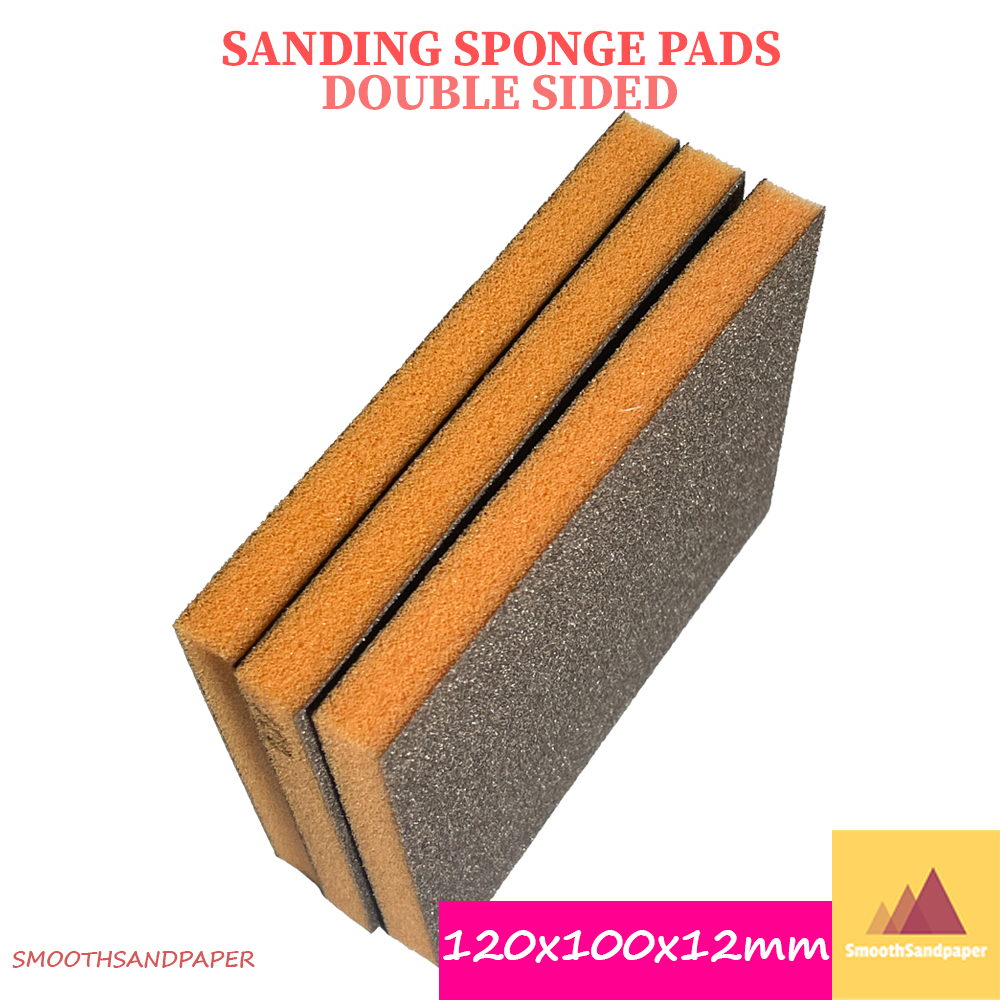 Sanding Sponge Block Double Sided | Sponge Sandpaper | Wood Paint Metal Surface | Sanding Block 海绵砂块 image 2